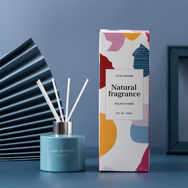 【莫蘭迪色擴香瓶】【抹茶綠花香調】西苔花島莫蘭迪色無火香氛擴香瓶套組