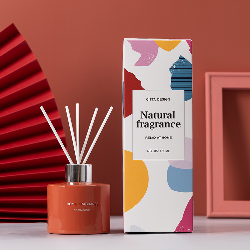 【莫蘭迪色擴香瓶】【抹茶綠花香調】西苔花島莫蘭迪色無火香氛擴香瓶套組