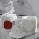 【古希臘神話石膏彫像】【椰子油蠟香氛蠟燭】【多香型】高檔歐式古典神話彫像椰蠟香氛蠟燭