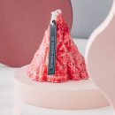 【火山造型無煙香氛蠟燭】【大理石擺檯】高檔安神舒心植物精油香氛蠟燭帶大理石擺檯