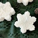 【北歐雪花造型香氛蠟燭】【大豆白蜂蠟】韓國小眾伴手禮臥室裝飾天然精油雪花香氛蠟燭送閨密聖誕禮盒