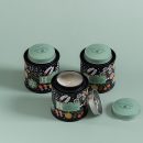 【二入】【英式馬口鐵罐香氛蠟燭】【高端無煙大豆蠟】英式田園插畫馬口鐵罐大豆蠟香氛蠟燭二入組