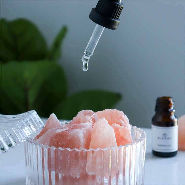 【水晶玻璃罐擴香組】【喜馬拉雅玫瑰鹽】【贈送10ml精油】天然喜馬拉雅玫瑰鹽擴香石大容量玻璃罐擴香組