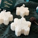 【北歐雪花造型香氛蠟燭】【大豆白蜂蠟】韓國小眾伴手禮臥室裝飾天然精油雪花香氛蠟燭送閨密聖誕禮盒