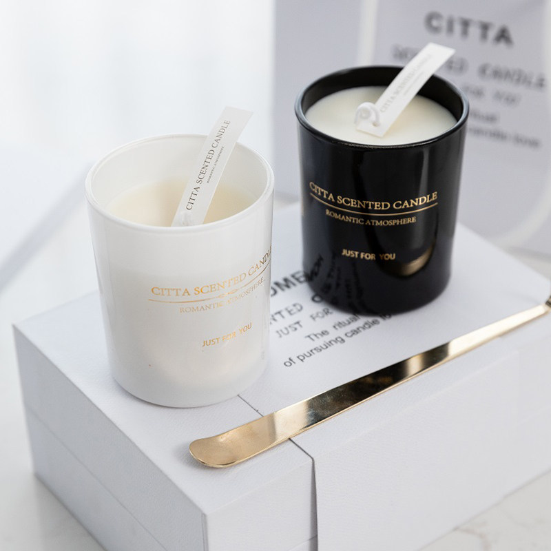 【歐式燙金杯裝香氛蠟燭禮盒組】【高端無煙大豆蠟】歐式宮廷燙金杯裝大豆蠟香草奶油藍風鈴大豆蠟香氛蠟燭