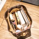 經典時尚優雅印花百搭水桶包手提肩背斜背包送三肩帶女包