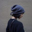 【針織毛線捲邊堆堆帽】【后抽繩設計】日系小眾女帽后抽繩可調毛線帽純色保暖護耳卷邊堆堆帽