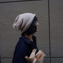 【針織毛線捲邊堆堆帽】【后抽繩設計】日系小眾女帽后抽繩可調毛線帽純色保暖護耳卷邊堆堆帽