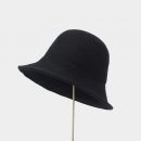 【羊毛呢針織漁夫帽】日系純色氣質百搭保暖羊毛呢針織漁夫帽女遮陽保暖羊毛呢盆帽復古毛線帽