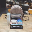 【優雅細格紋後背包】韓國優雅氣質細格紋迷你百搭雙肩後背包