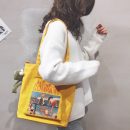 日系原宿ulzzang帆布大包包通勤女包大容量單肩斜背包