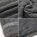 【韓系條紋熟男氣質圍巾】【手工毛線針織】韓國冬季熟男氣質百搭條紋保暖男針織毛線圍脖圍巾