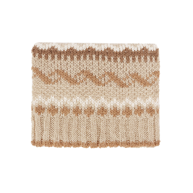 【超暖觸感馬海毛】【原宿森系針織圖案】日系原宿風森系女冬季復古加厚保暖百搭減齡情侶男女針織毛線圍脖