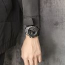 【暗黑全功能軍風手錶】【防震防摔防水】【鬧鐘】【日曆星期】【倒計時】日式原宿暗黑全功能指針液晶雙顯三防手錶男錶