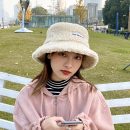 【羊羔毛絨漁夫帽】超柔羊羔毛絨漁夫帽秋冬季顯臉小韓版百搭水桶帽網紅保暖冬季保暖帽
