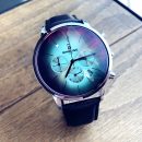 【賽博朋克鍍膜鏡面】【獨立計時秒針】賽博朋克風紫光鍍膜鏡面獨立秒針3ATM防水多功能手錶科幻風男錶