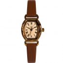 【復古羅馬刻度酒桶女錶】【小牛皮錶帶】正韓JULIUS氣質復古羅馬刻度酒桶造型皮帶日本機芯女錶