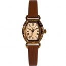 【復古羅馬刻度酒桶女錶】【小牛皮錶帶】正韓JULIUS氣質復古羅馬刻度酒桶造型皮帶日本機芯女錶