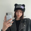 【針織毛線面罩帽】【可愛小熊耳】日本超火可愛小熊耳朵實用搞怪面罩女帽保暖針織毛線帽