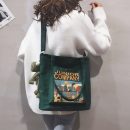 日系原宿ulzzang帆布大包包通勤女包大容量單肩斜背包