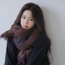 【小香風針織毛線圍巾】【軟糯羊絨手感】韓系小香風冬季復古小格紋加厚chic百搭編織風毛線披肩圍巾