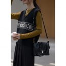 日系小眾設計氣質純色百搭褶皺雲朵包女包復古單肩腋下側背包斜背包