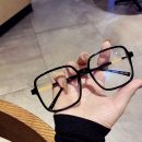 【文藝復古黑方框】【TR90超輕盈鏡架】【防藍光】港風文藝復古粗黑框眼鏡顯臉小大框素顏男女同款防藍光眼鏡