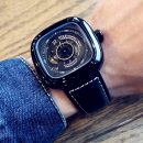 【全自動鏤空機械錶】【特種兵方形錶盤】韓版軍風高檔全自動鏤空機械機芯方形錶盤自動上鏈男機械手錶