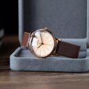 【復古隨性簡約刻度小圓盤】【小牛皮錶帶】正韓JULIUS氣質文藝簡約刻小圓盤皮帶日本機芯女錶