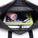 日系原創動漫二次元少女純色長手提肩背側背包學院風通勤基礎大容量軟妹包