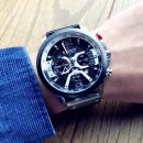 【美式多功能大錶盤】【計時碼錶】【個性日曆】美式多功能獨立分秒計時日曆皮帶男手錶