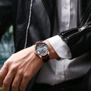 【陀飛輪全自動機械錶】【極致雙面鏤空】【小牛皮錶帶】瑞士Ailang機械美感極致雙面鏤空小牛皮帶全自動男機械手錶