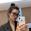 【素顏神器】【複古小圓框】【防藍光】韓國氣質復古小圓框素顏網紅黑框防藍光黑框眼鏡