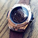 【新概念宇宙射線錶盤】【夜光防水】未來感科幻個性時尚大錶盤夜光防水石英男手錶