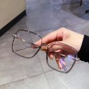 【文藝復古黑方框】【TR90超輕盈鏡架】【防藍光】港風文藝復古粗黑框眼鏡顯臉小大框素顏男女同款防藍光眼鏡