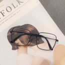 【素顏百搭顯瘦】【文藝細方框】【防藍光】日系IG風網紅素顏大框眼鏡女復古圓臉顯瘦方框平光防藍光眼鏡