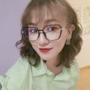 【港風多邊形切割粗框】【TR90超輕盈】【防輻射】港風氣質黑框男女同款眼鏡框平光鏡TR90超輕防藍光眼鏡