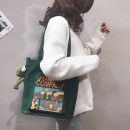 日系原宿ulzzang帆布大包包通勤女包大容量單肩斜背包