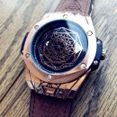 【新概念宇宙射線錶盤】【夜光防水】未來感科幻個性時尚大錶盤夜光防水石英男手錶