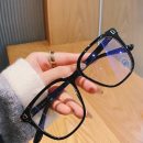 【素顏大框神器】【TR90超輕盈】【護眼防藍光】韓國百搭版型顯臉瘦TR90輕盈鏡架粗黑大框素顏平光男女眼鏡