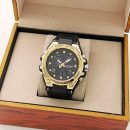 【暗黑全功能軍風手錶】【防震防摔防水】【鬧鐘】【日曆星期】【倒計時】日式原宿暗黑全功能指針液晶雙顯三防手錶男錶