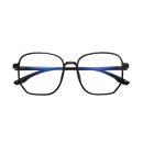 【透明大框】【防藍光】韓國名媛氣質圓臉素顏透明眼鏡框IG風大臉顯瘦大框平光防藍光眼鏡