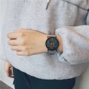 韓國創意數理公式概念錶盤米蘭鋼網帶男女石英手錶