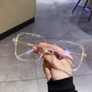 【文藝復古黑方框】【TR90超輕盈鏡架】【防藍光】港風文藝復古粗黑框眼鏡顯臉小大框素顏男女同款防藍光眼鏡