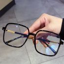 【文藝復古黑方框】【TR90超輕盈鏡架】【防藍光】港風文藝復古粗黑框眼鏡顯臉小大框素顏男女同款防藍光眼鏡
