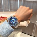 【透明矽膠錶帶】【液晶指針雙顯】日式原宿風潮流透明錶帶雙顯計時男女多功能運動手錶 【透明矽膠錶帶】【液晶指針雙顯】日式原宿風潮流透明錶帶雙顯計時男女多功能運動手錶