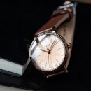 【復古隨性簡約刻度小圓盤】【小牛皮錶帶】正韓JULIUS氣質文藝簡約刻小圓盤皮帶日本機芯女錶