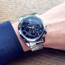 【全自動鏤空機械錶】【精鋼錶帶】【月相顯示】【三眼六針】奢華精鋼月相三眼日曆跑秒計時多功能鏤空全自動機械錶男錶 【全自動鏤空機械錶】【精鋼錶帶】【月相顯示】【三眼六針】奢華精鋼月相三眼日曆跑秒計時多功能鏤空全自動機械錶男錶