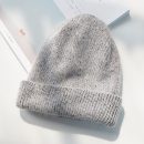 【雙層針織堆堆毛帽】【安哥拉兔毛】正韓版型甜美可愛舒適兔混紡毛線帽秋冬韓國百搭針織女帽