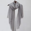 【日系薄款千鳥格絲巾】【棉麻混紡】日系文藝氣質千鳥格舒適親膚薄款百搭經典格子文藝棉麻紗巾絲巾